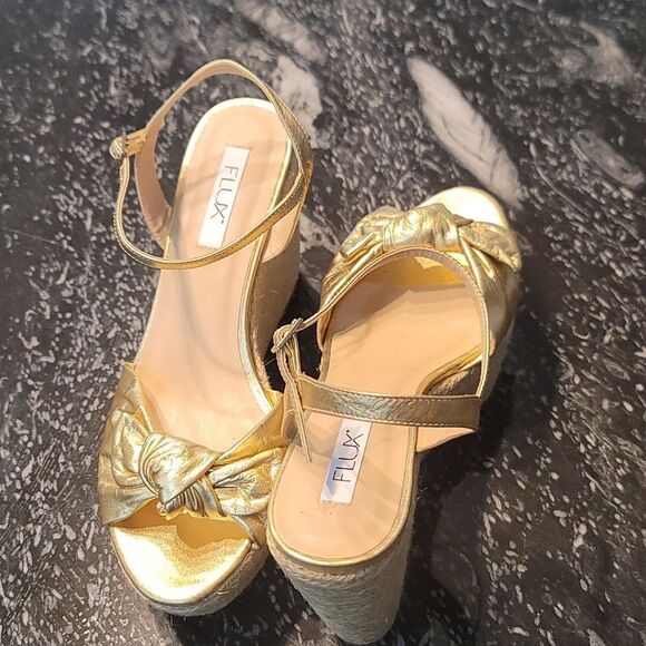 FLUX BOWNOT WOMEN'S WEDGE OPEN-TOE SANDAL - Picture 4 of 14